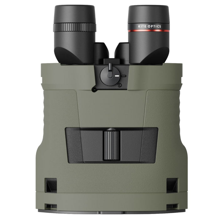 Kite Optics 18x50mm ED APC Stabilized Binoculars with Li-Ion Battery - K280062 - Body - with Sage Green Silicone Cover