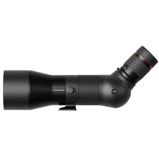 Kite Optics 25-50x80mm KSP 80 HD2 Angle View Spotting Scope - K280277 Body Side Profile