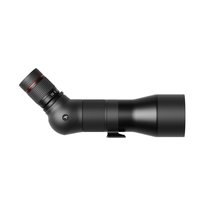 Kite Optics 25-50x80mm KSP 80 HD2 Angle View Spotting Scope - K280277 - Body Left Side Profile