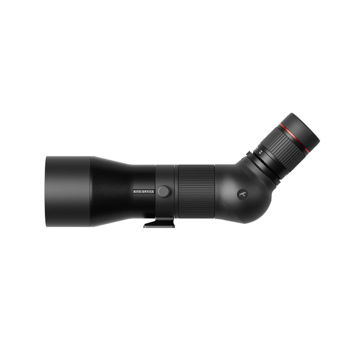 Kite Optics 25-50x80mm KSP 80 HD2 Angle View Spotting Scope - K280277 - Body Right Side Profile