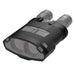 Kite Optics APC 50 Full Black Silicon Binocular Jacket - K280086 - Angled Front View Showing Objective Lenses