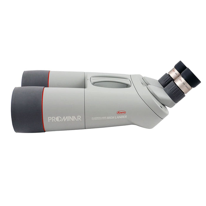 Kowa High Lander PROMINAR Binocular with 32x82mm Eyepieces Left Side Profile of body