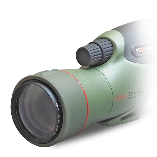 Kowa TP-58FT 58mm Protective Filter on TSN 55 Spotting Scope
