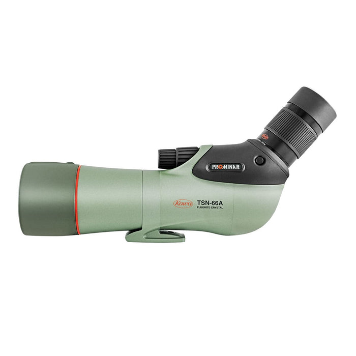 Kowa TSN-66A Prominar 25-60x66mm Angled Spotting Scope Zoom Kit Left Side Profile of Body
