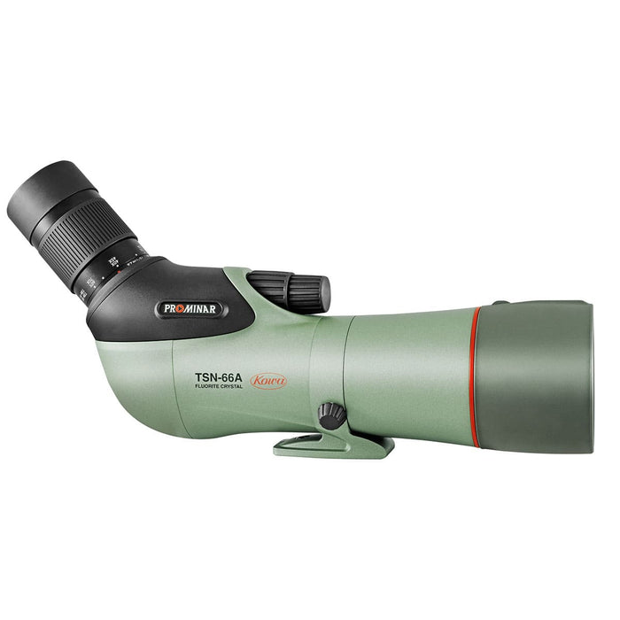 Kowa TSN-66A Prominar 25-60x66mm Angled Spotting Scope Zoom Kit Right Side Profile of Body