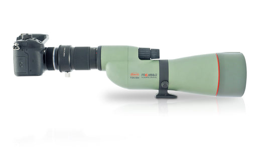 Kowa TSN-DA10 Digiscoping Adapter for TSN-99/88/66 Attached to Camera and Telescope Body Side Profile Right