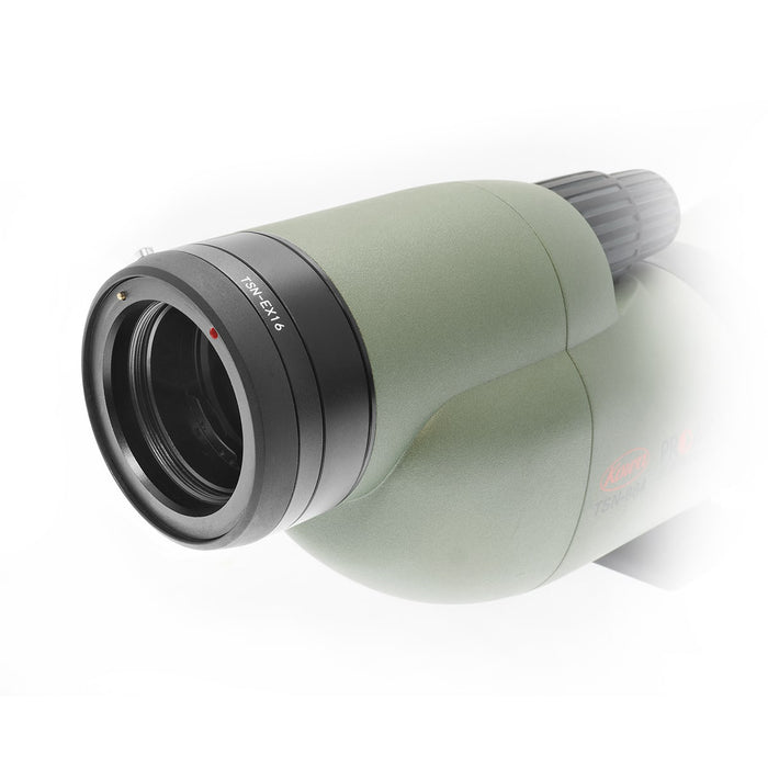 Kowa TSN-EX16 1.6X Extender For TSA-99/88/880/770 Series Lens Attached to TSA Spotting Scope
