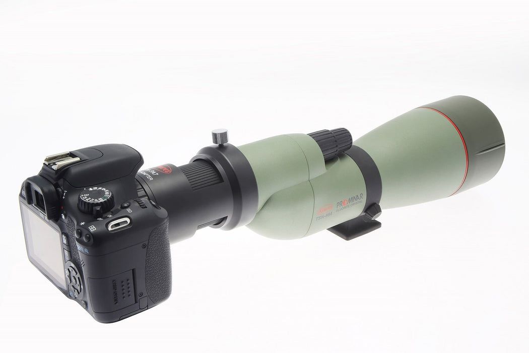 Kowa TSN-PA7A Digiscoping Adapter for TSN-99/88/66 Attached to Telescope and DSLR Body 