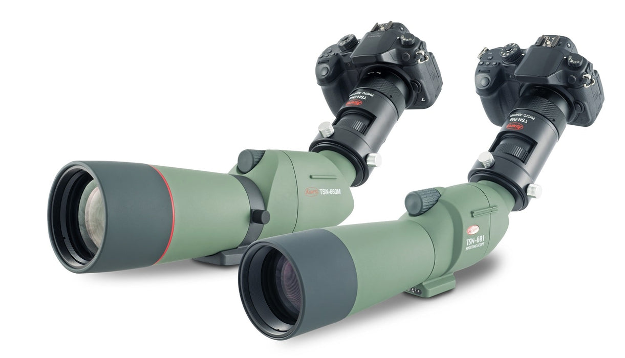 Kowa TSN-PA8 Digiscoping Adapter for TSN-660M/600/82SV Attached to TSN-663M and 601 Spotting Scope