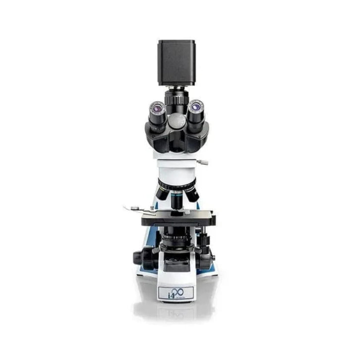 LW Scientific BioVID-4K 8MP Ultra HD Microscope Video Camera - Mounted on i4 Microscope Front Profile