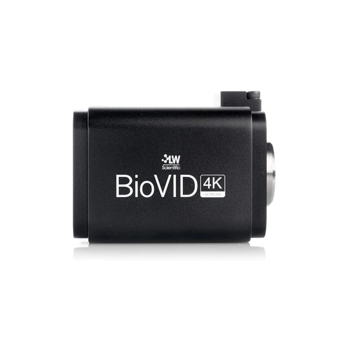 LW Scientific BioVID 4K 8MP Ultra HD Microscope Camera Body Side View Profile