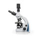 LW Scientific BioVID 4K 8MP Ultra HD Microscope Camera in i4 Infinity Plan Trinocular Microscope Body Side Profile