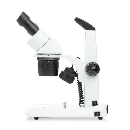 LW Scientific DM Dual Mag Stereoscope Series - Dual LED Model Body Side View Profile