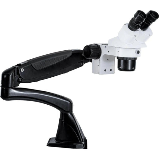 LW Scientific DM Dual Mag Stereoscope Series - Pneumatic Flex Arm Model