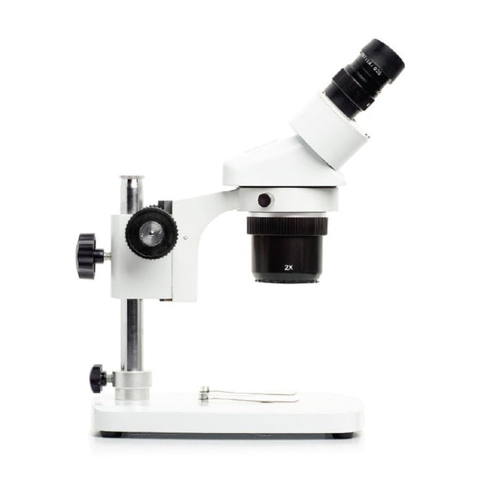 LW Scientific DM Dual Mag Stereoscope Series - Pole Stand Model Body Side View Profile