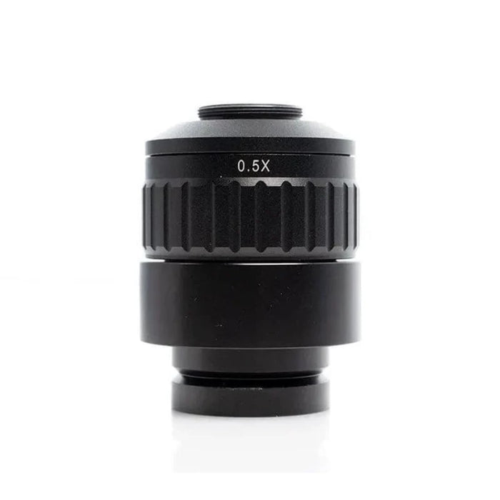 LW Scientific Focusable C-Mount Trinocular Pipe with 0.5X Lens - I4P-CMNT-F05X Body Standing Up