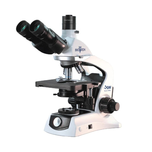 LW Scientific Innovation Biological Trinocular Microscope with 5 Infinity Plan Objectives