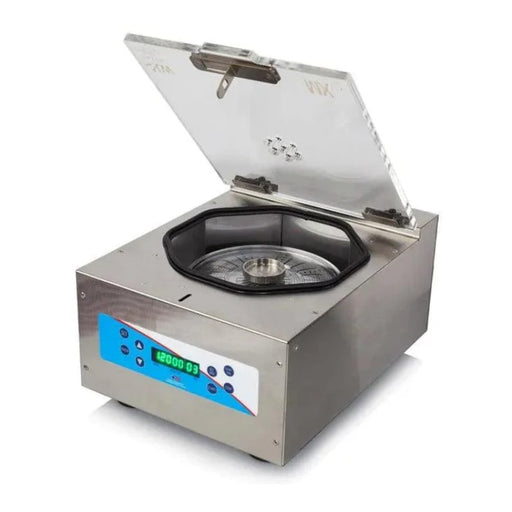 LW Scientific MHC-2412-77T1 MX12  Micro-Combo Centrifuge - 24-Plate Rotor Lid Open