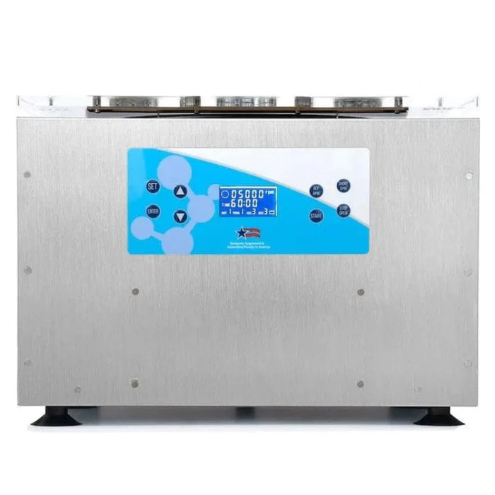 LW Scientific MX5 Centrifuge with Swing-Out Bucket Rotor & 8-Place 50ml Inserts - Front View Profile