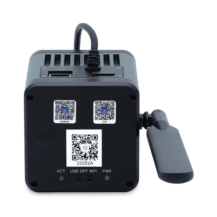 LW Scientific MegaVID WiFi Microscope Camera Body Top Profile