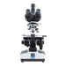 LW Scientific Revelation III Trinocular Microscope with 4 DIN Achromatic Objectives - Front View Profile