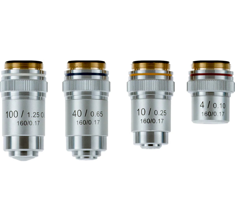 LW Scientific Student Pro LED Microscope Objectives