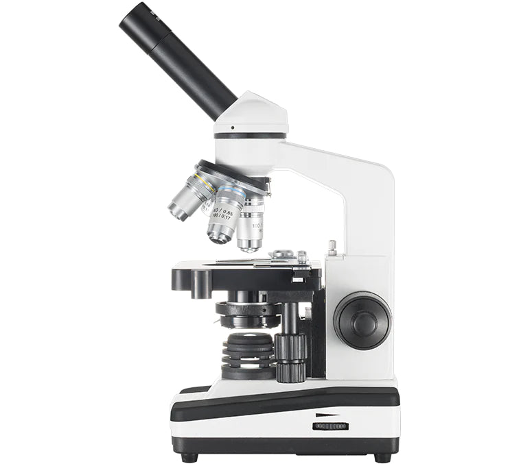 LW Scientific Student Pro LED Microscope Right Side Profile of Body  