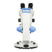 LW Scientific Z4 Zoom System Binocular Stereoscope on Dual LED Stand - Back View Profile