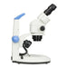 LW Scientific Z4 Zoom System Binocular Stereoscope on Dual LED Stand - Left Side View Profile