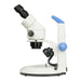 LW Scientific Z4 Zoom System Binocular Stereoscope on Dual LED Stand - Right Side View Profile