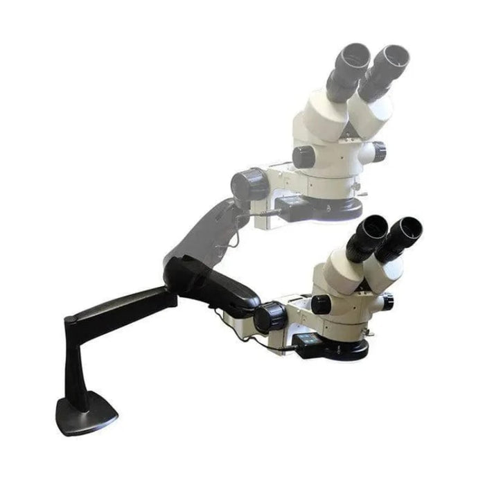 LW Scientific Z4 Zoom System Binocular Stereoscope on Pneumatic Flex Arm