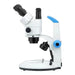 LW Scientific Z4 Zoom System Trinocular Stereoscope on Dual LED Stand - Body Side View Profile