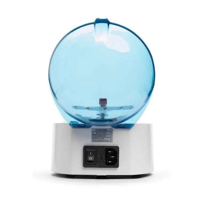 LW Scientific ZipCombo Centrifuge 12-Place Rotor Rear View Profile - Power Button and Socket