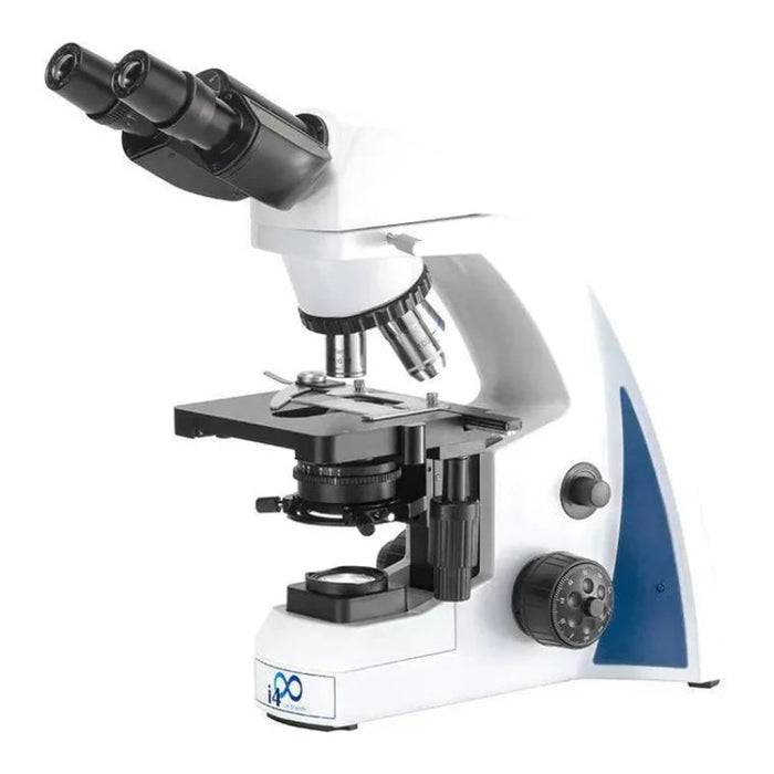 LW Scientific i4 Infinity Plan - 4 Objective Microscope Body Side Angle View Profile Right