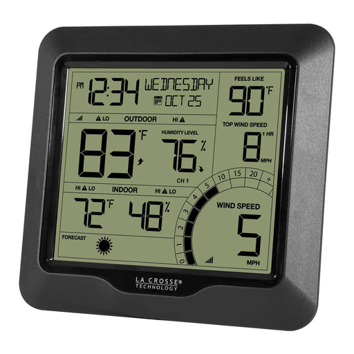 La Crosse Technology 327-1417BW Wind Speed Weather Station Body LCD Display
