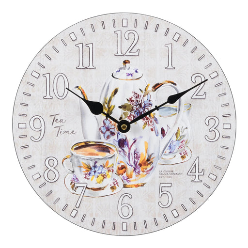 La Crosse Technology 404-2631T 12 inches Teatime Wall Clock