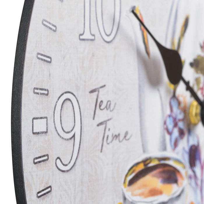 La Crosse Technology 404-2631T 12 inches Teatime Wall Clock Body Edge Thickness