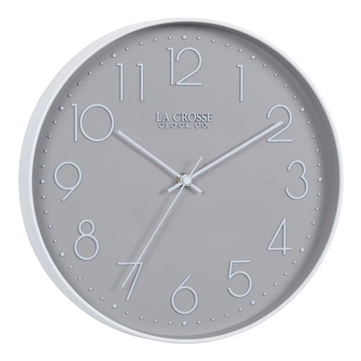 La Crosse Technology 404-3831 12-inch Paxton Analog Wall Clock Body Front Profile