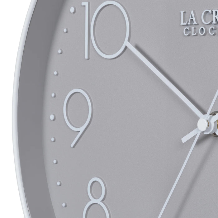 La Crosse Technology 404-3831 12-inch Paxton Analog Wall Clock Dial Upclose