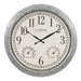 La Crosse Technology 433-3236 14-inch Silas In/Outdoor Wall Clock with Temp and Humidity
