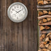 La Crosse Technology 433-3236 14-inch Silas In/Outdoor Wall Clock with Temp and Humidity Outdoors