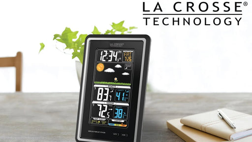 La Crosse Technology S88907 Wireless Color Weather Station Lifestyle Photo Indoors