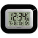 La Crosse Technology WT-8005U-B-INT Atomic Digital Wall Clock with Indoor Temperature and Date