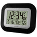 La Crosse Technology WT-8005U-B-INT Atomic Digital Wall Clock with Indoor Temperature and Date Body Side Profile Left