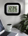 La Crosse Technology WT-8005U-B-INT Atomic Digital Wall Clock with Indoor Temperature and Date Lifestyle Photo Indoors