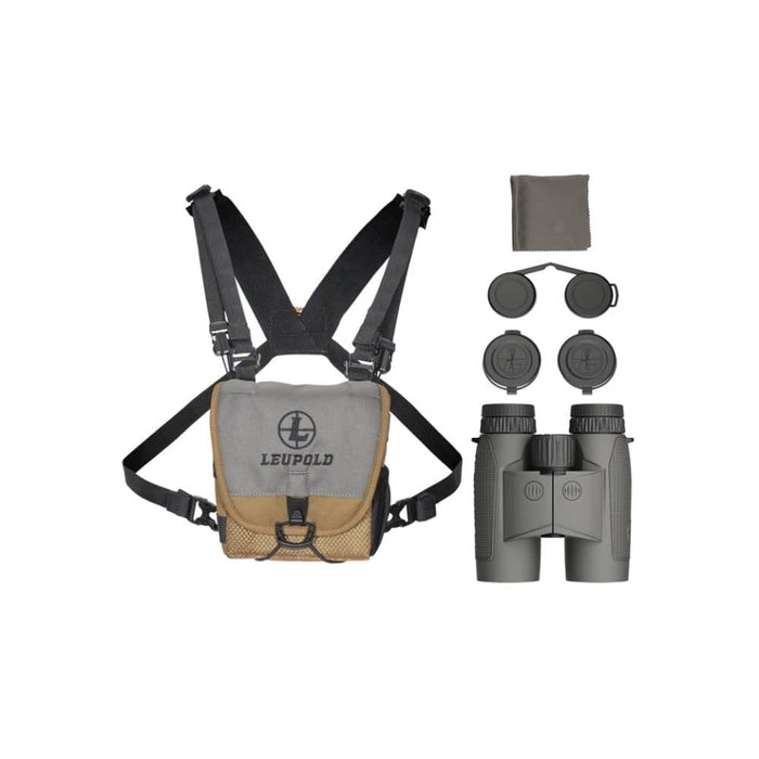 Leupold BX-4 Range HD TBR/W 10x42mm Binoculars Package Inclusion