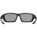 Leupold Cheyenne - Matte Black, Shadow Gray Flash Eyewear Body Back Profile
