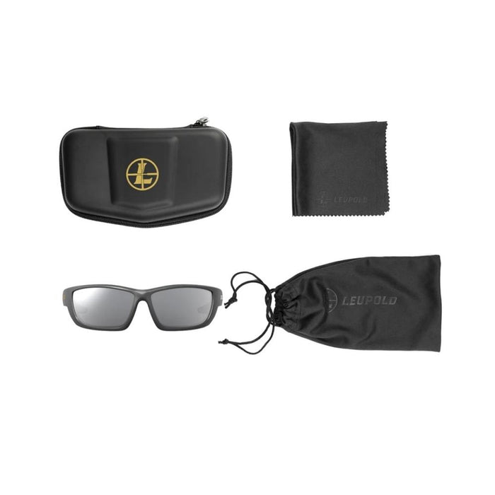 Leupold Cheyenne - Matte Black, Shadow Gray Flash Eyewear Included Accessories