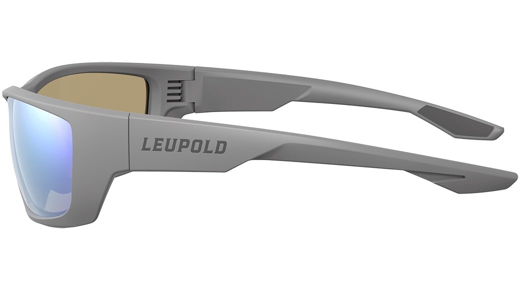 Leupold Cheyenne - Matte Gray, Blue Mirror Eyewear Body Side Profile Left
