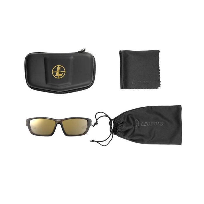 Leupold Cheyenne - Matte Tortoise, Bronze Mirror Eyewear Included Accessories